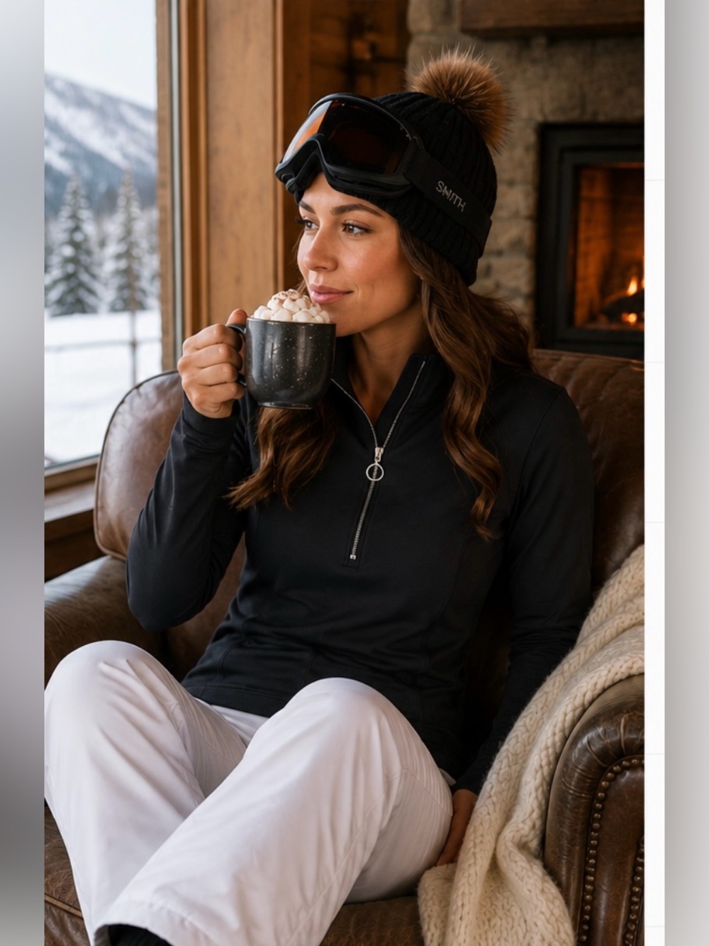 NILS black Quarter-Zip Athletic Pullover XL